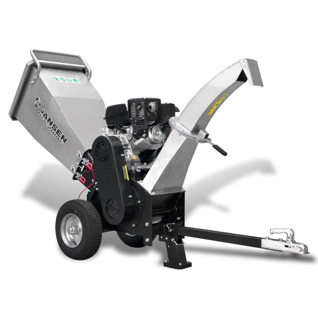 Jansen GTS-2000pro benzine hakselaar met 14 PK Kohler motor voor professioneel gebruik