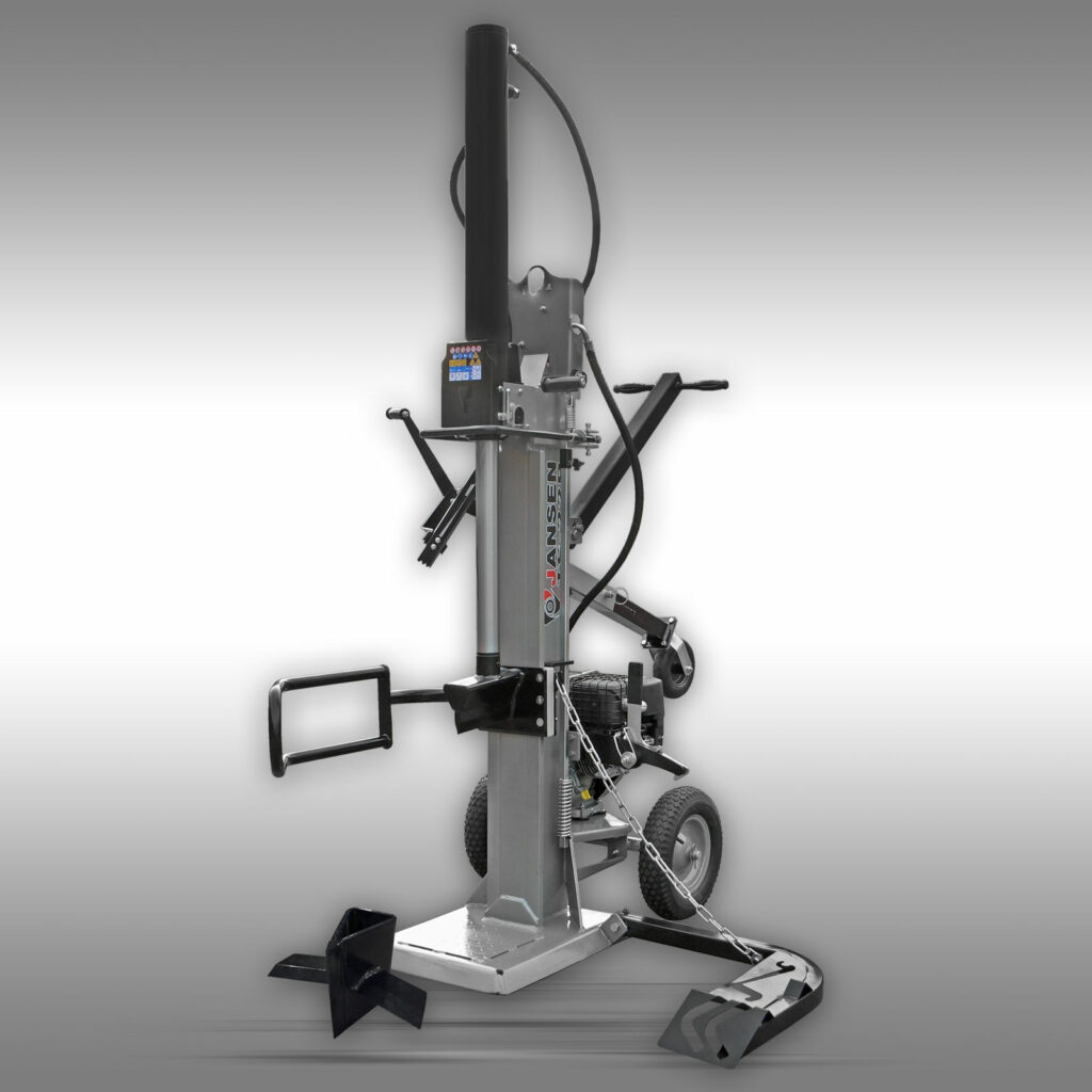 TS-22B benzine houtklover met 22 ton kloofdruk en 10 PK motor