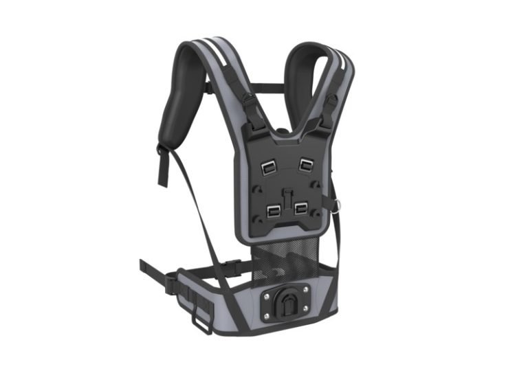 FRAME EN GEWATTEERD DUBBELZIJDIG DRAAGHARNAS vooraanzicht