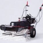 Veegmachine met Honda motor en roterende borstel