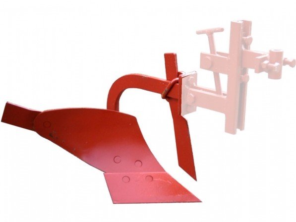 Enkele ploeg voor model BL106, hoofdaanzicht