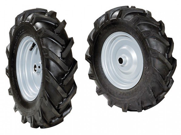 Paar wielen 3.50-6" voor MC2300, hoofdaanzicht