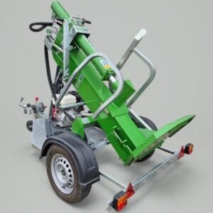 Verdemac Houtklover BOSCO MOB 22 H, 22 ton, verticale werkstand, 110 cm klieflengte, aanhangwagen