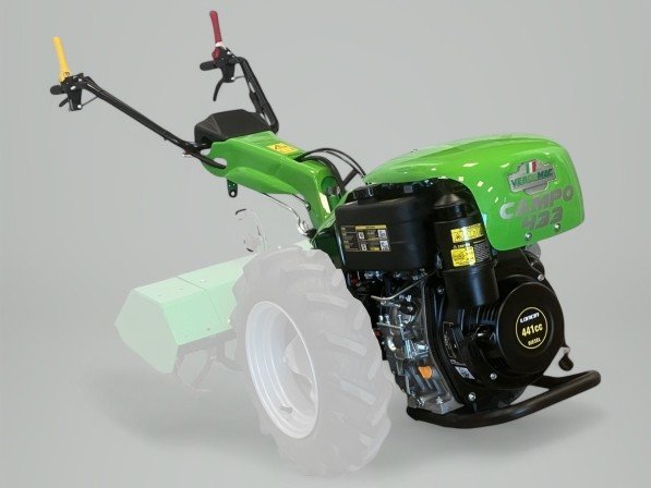 Tweewielige trekker CAMPO 433D met Loncin D440FD dieselmotor - elek. start - 3+3 - enkel basismachine