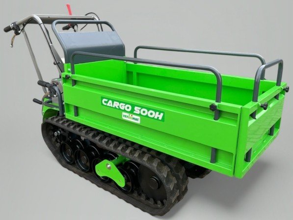 Transporter CARGO 500H met Honda GX200 OHV motor - 500 kg - 6 vooruit + 2 achteruit - manuele kiepfunctie