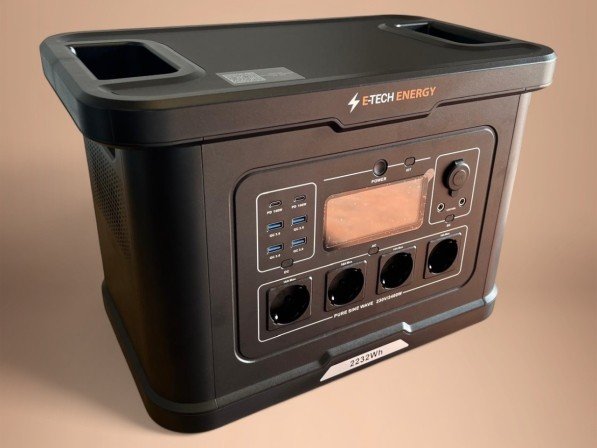 Mobiele accu stroomgroep S024 - continu vermogen 2400 W (max. 4500 W) - capaciteit 2232 Wh