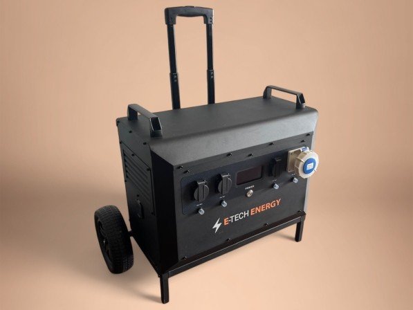 Mobiele accu stroomgroep L5 met uitschuifbare handgreep en wielen