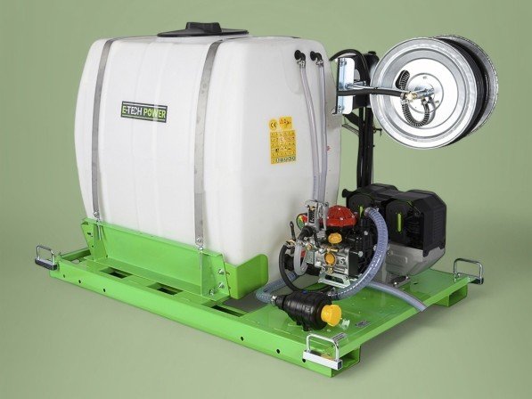 Polyvalente sproeigroep met EGO Power+ 56V accu motor - inhoud 300 liter - pomp 32 l/min - 40 bar