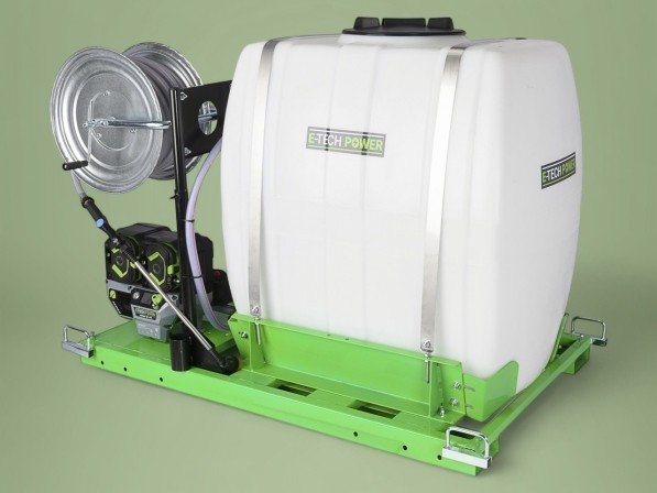 Watergeefgroep met EGO Power+ 56V accu motor - inhoud 500 liter - pomp 380 l/min