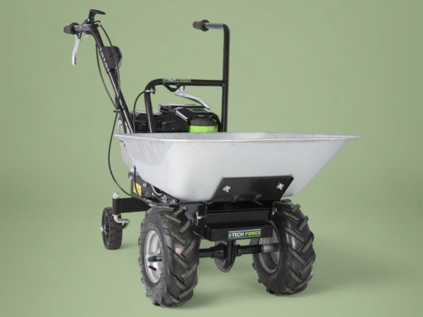 Motorkruiwagen met EGO Power+ 56V accu motor - 100 kg / 85 liter - 1 versnelling vooruit + 1 achteruit