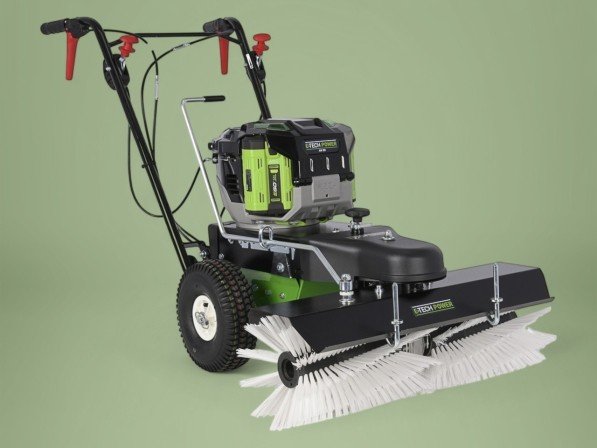 Axiaal veegmachine met EGO Power+ 56V accu motor - 80 cm - borstel ø 28 cm