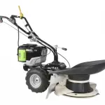 Zijaanzicht van Maaier met roterende zeis met EGO Power+ 56V accu motor - 57 cm - 1 versnelling vooruit