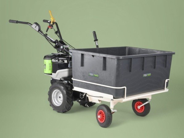 Motorkruiwagen met EGO Power+ 56V accu motor - 75 kg / 160 liter - 1 versnelling vooruit + 1 achteruit