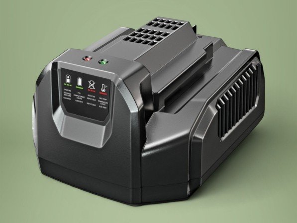 Standaardlader voor E-TECH POWER en EGO 56V lithiumbatterijen - 210 W