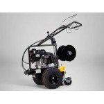 Zelfrijdende bekabelingsmachine met Honda GXV160 OHV motor zijaanzicht