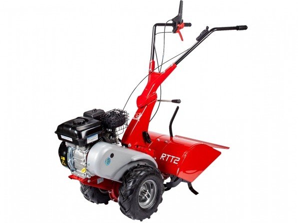 Tweewielige trekker RTT 2 met motor B&S 950 OHV - 1 versnelling vooruit + 1 achteruit - bakfrees 50 cm, close-up