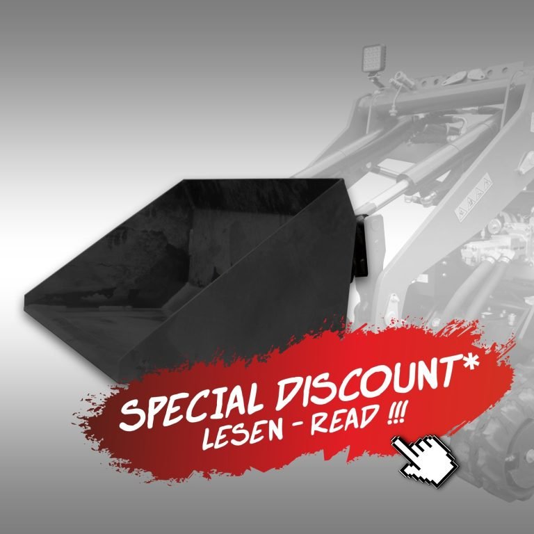 80L bak voor compacte lader Jansen KL-200 met speciale korting