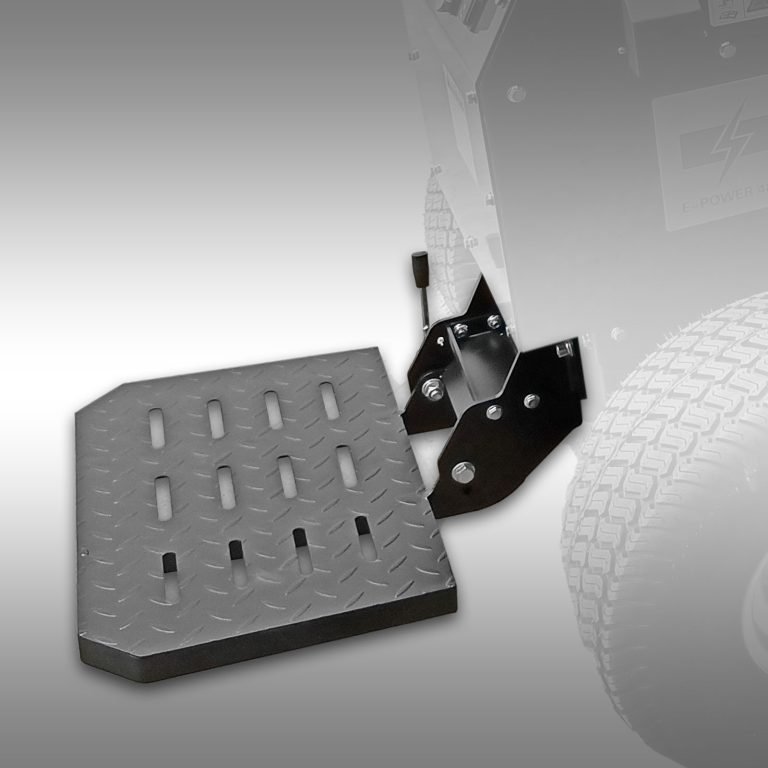 Bestuurdersplatform voor Jansen® MSK-800X gemonteerd op een motorkruiwagen