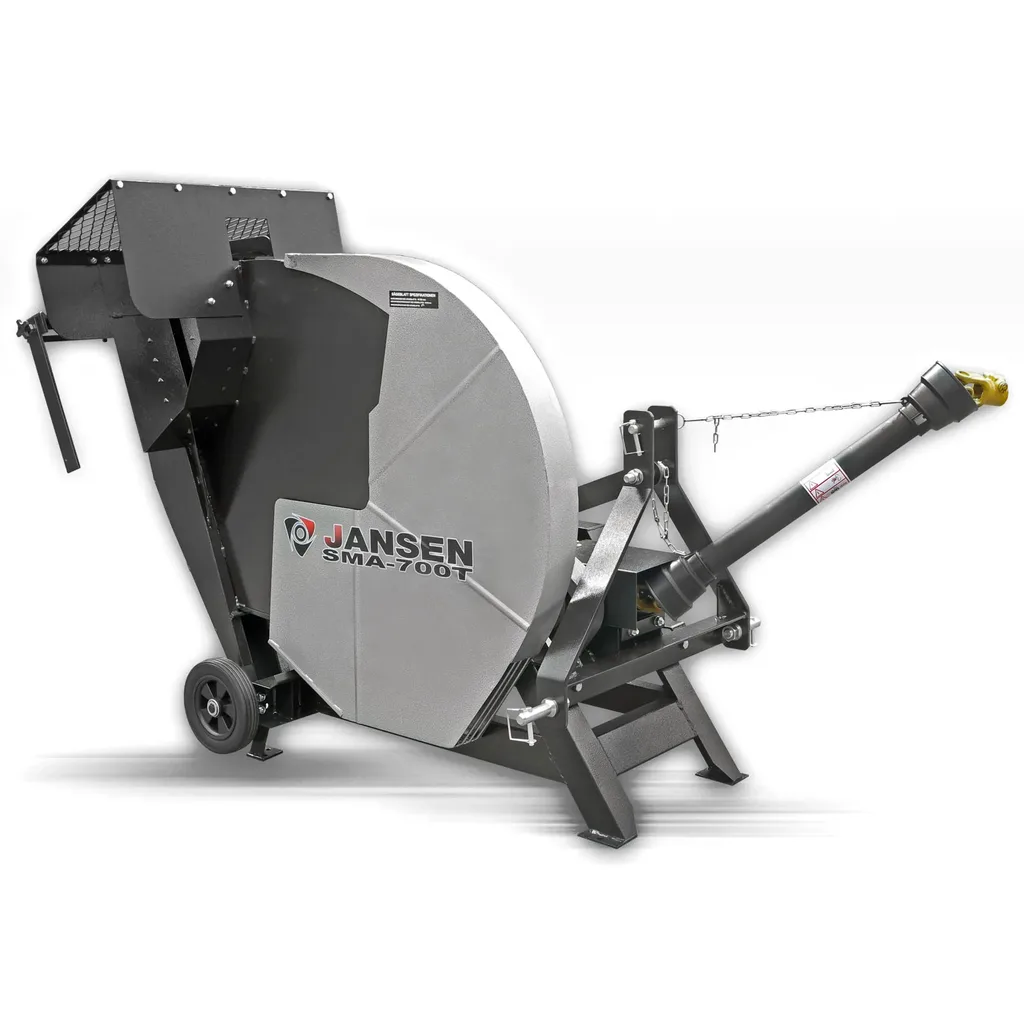 Jansen Brandhoutzaag SMA-700T, aftakas