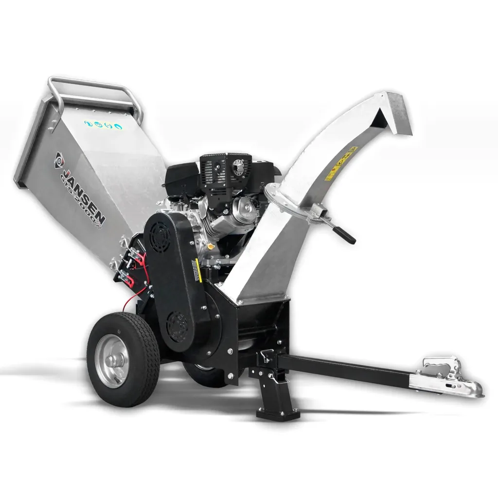 Jansen Hakselaar GTS-2000pro, tuin- + groenafval hakselaar, benzine