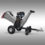 Jansen GTS-3000 Tuinversnipperaar, Houthakselaar met 15 PK motor in aanzicht