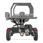Jansen Houtklover HS-20DS55pro, 20 ton, 55 cm, Benzinemotor, Dubbele kloofmachine