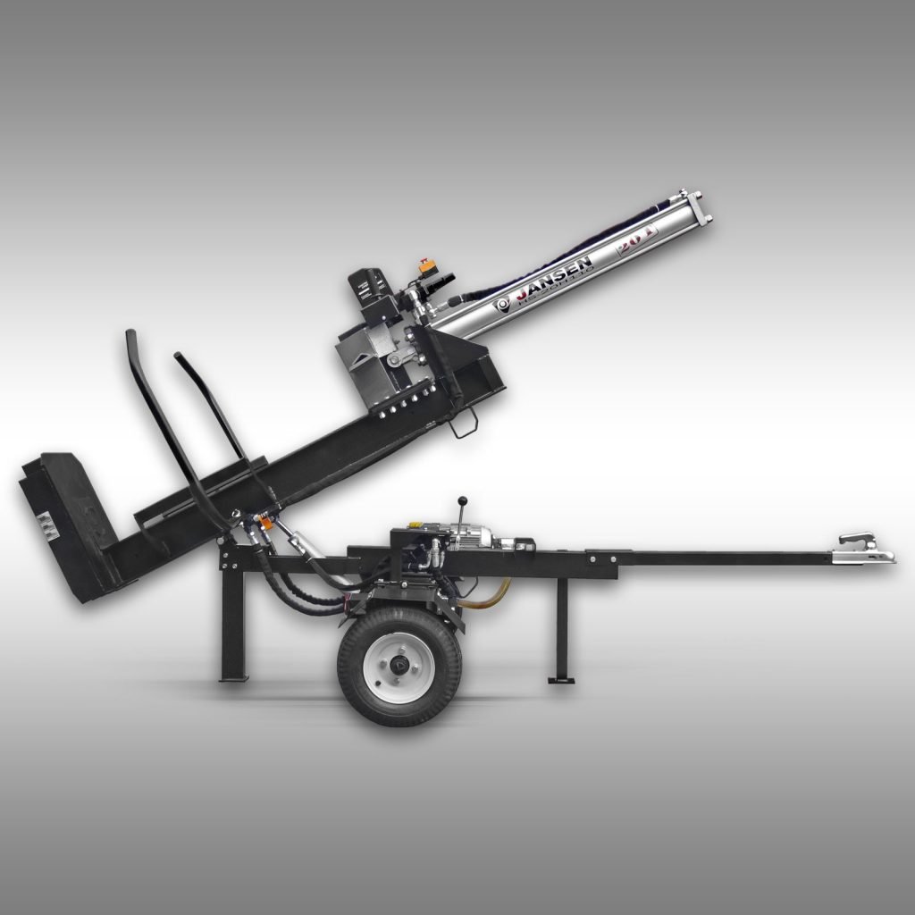 Jansen Houtklover HS-20H110E, 20 ton, hydraulisch kiepsysteem