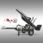 Jansen HS-20H110K-V2 houtklover met benzine en elektrische motor