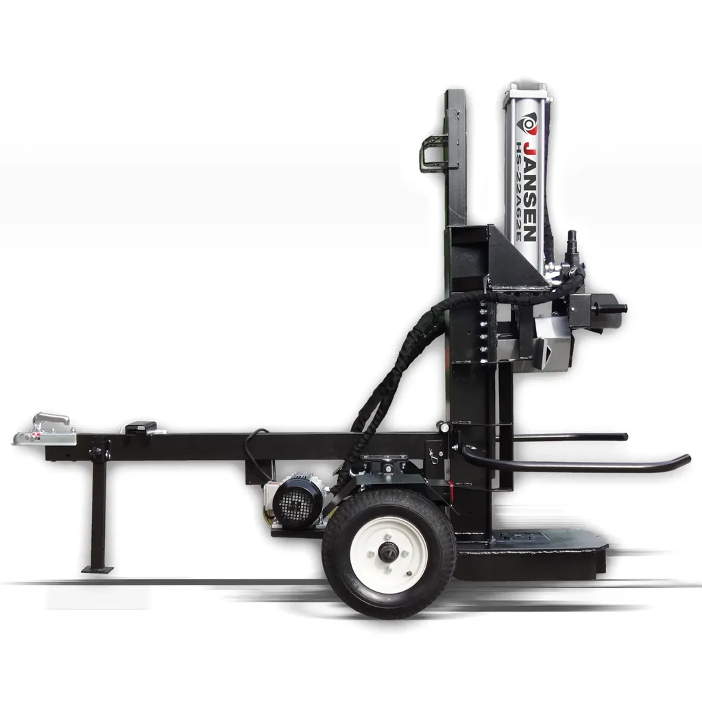 Jansen Houtklover HS-22A62E elektro, 22 t, 62, staand+liggend