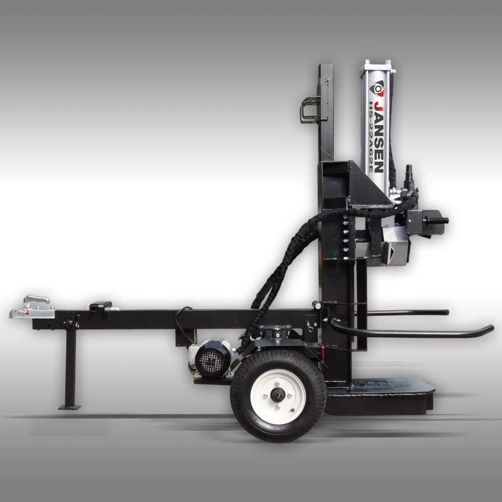 Jansen Houtklover HS-22A62E elektro, 22 t, 62, staand+liggend