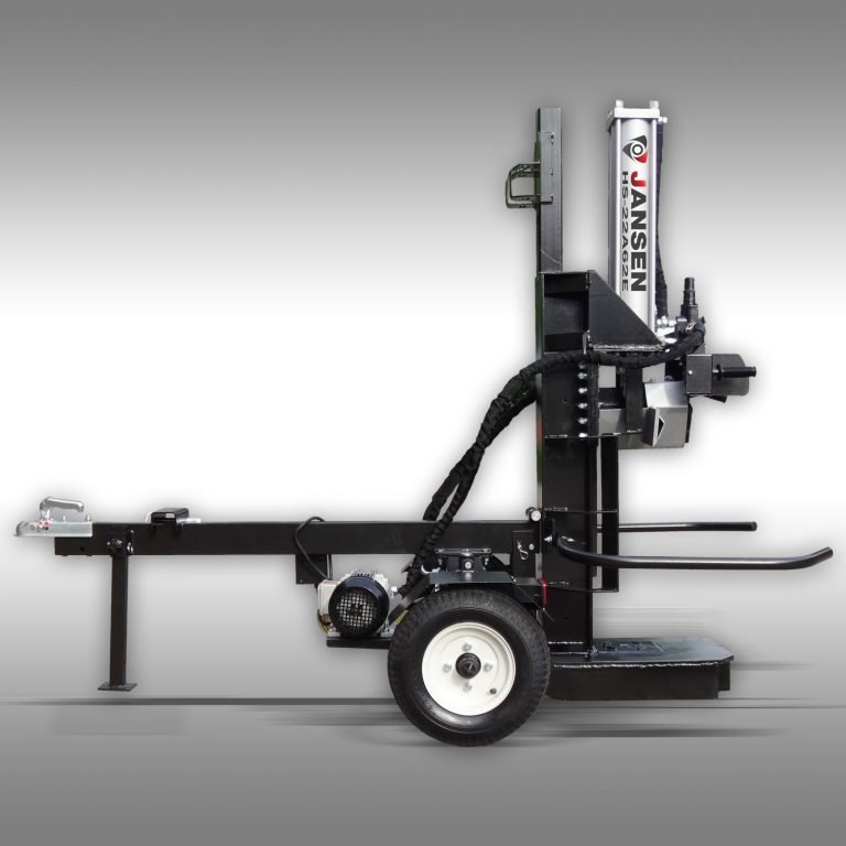 Jansen HS-22A62E houtklover in zij aanzicht