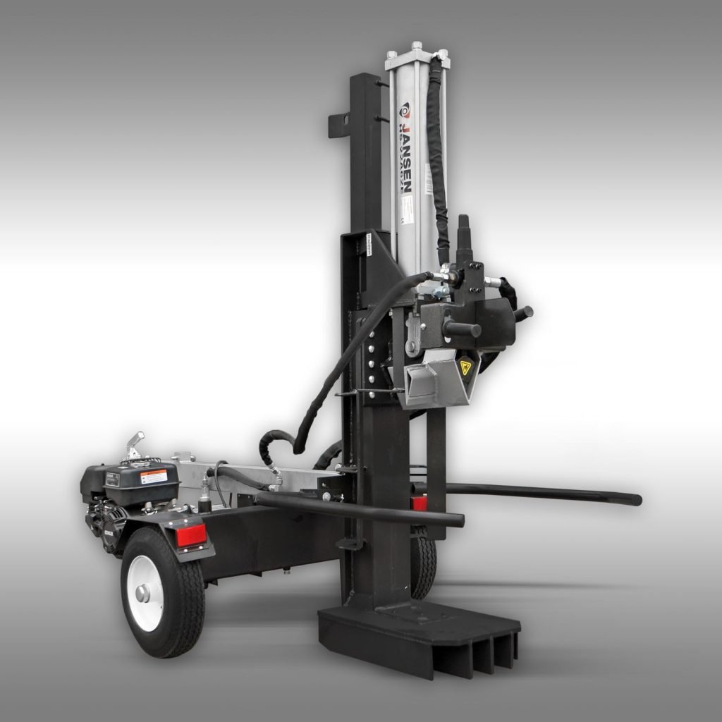 Jansen Houtklover HS-22A62K, benzine+elektro, 22 t, 62 cm, staand+liggend