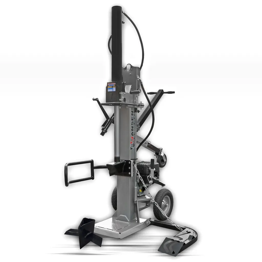 Jansen Houtklover TS-22B, 22 ton, stamlift, 10 PK benzinemotor