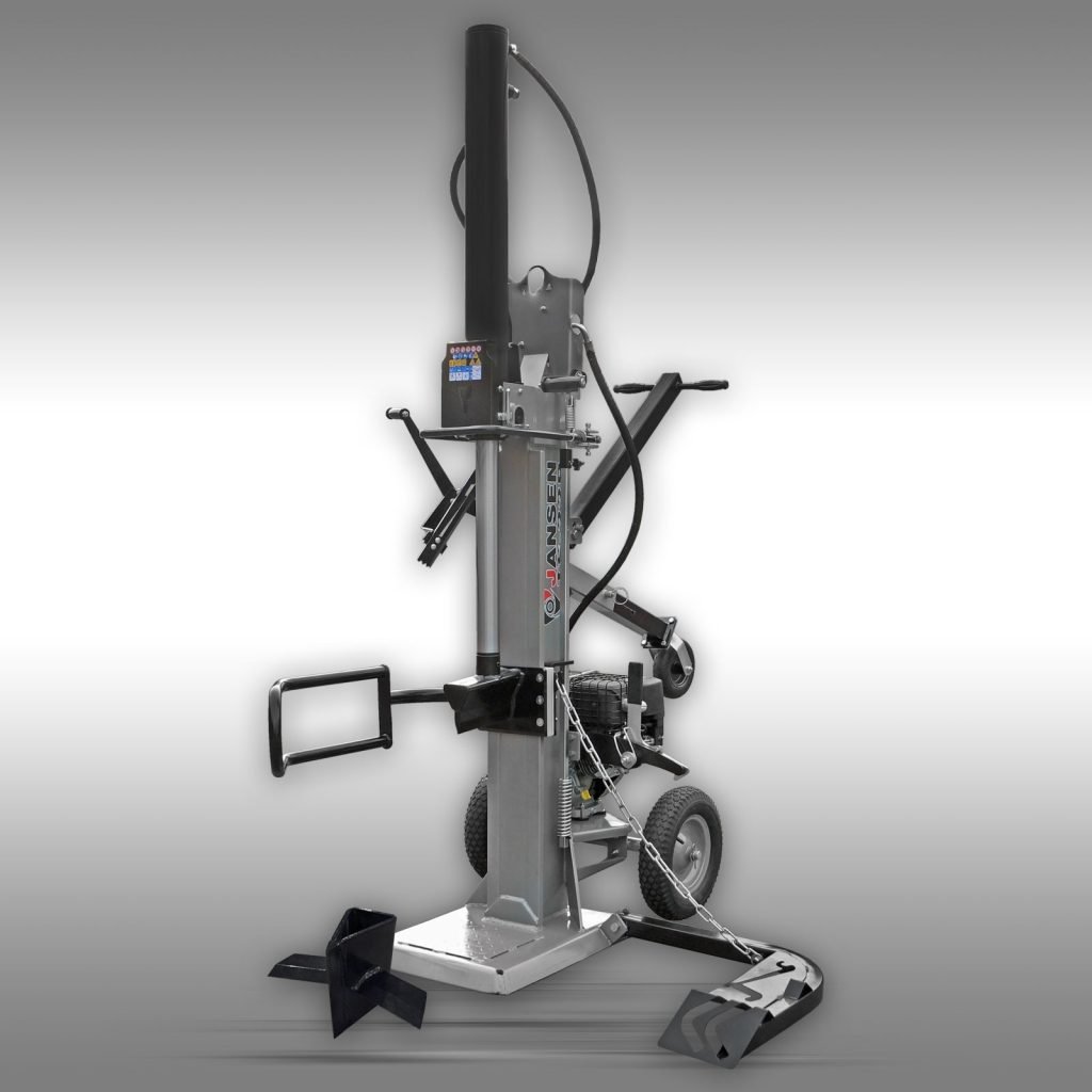 Jansen Houtklover TS-22B, 22 ton, stamlift, 10 PK benzinemotor