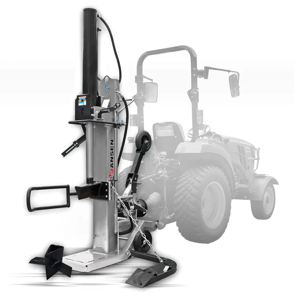Jansen Houtklover TS-30, 30 ton, met stamlift