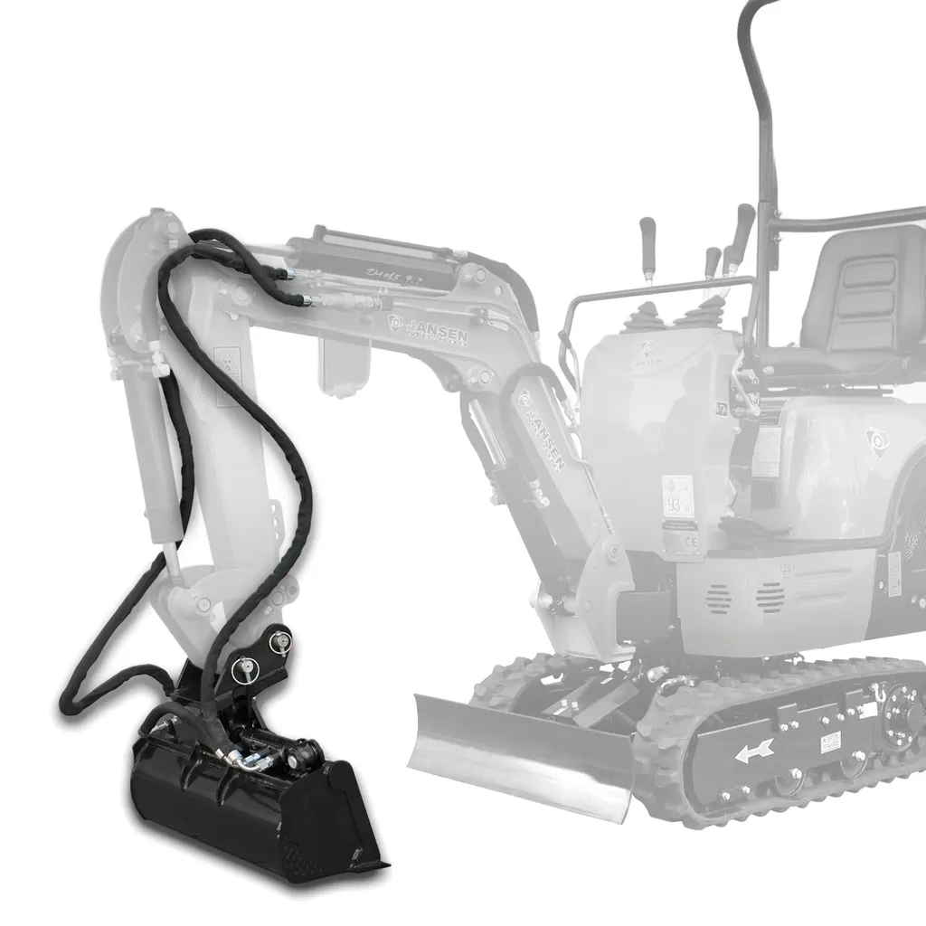Jansen Kantelbak voor Minigraver MB-800, hydraulisch