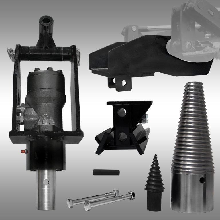 Kegelspalter-set Jansen KL-200, splijtkegel, compactlader, houtklover