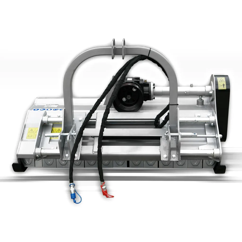 Jansen EFGCH-135 van bovenaf, met de hydraulische slangen naar de verschuifcilinder