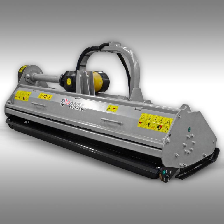 Klepelmaaier Jansen EFGCH-195 met hydraulische zijdelingse verschuiving