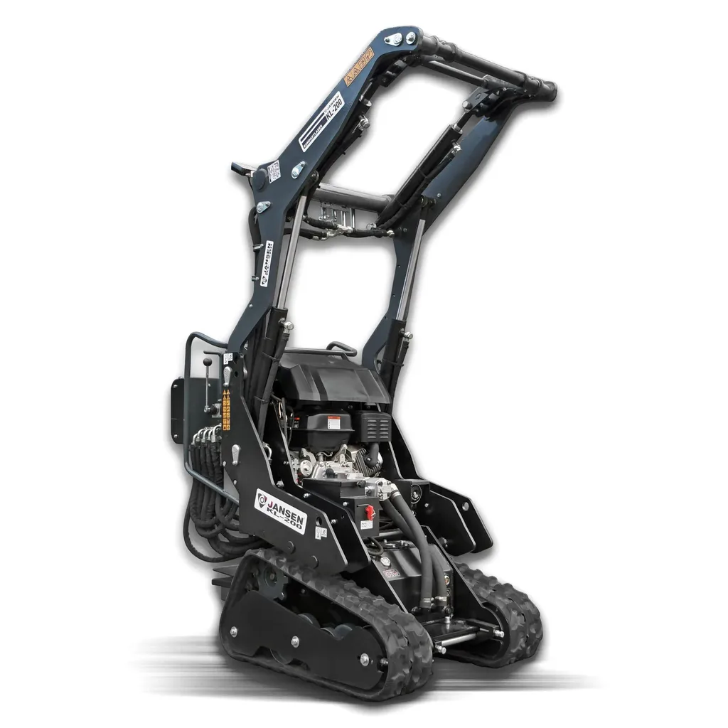 Jansen Mini Compactlader KL-200, Stand-On Skid Steer, Multilader, Rups