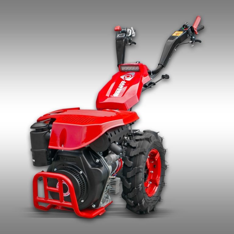 Jansen MGT-600D motordrager, 8,6 pk dieselmotor, eenassige trekker vooraanzicht