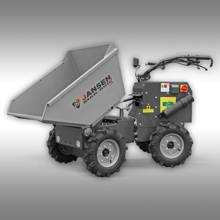 Jansen MSK-800X elektrische motorkruiwagen, 4x4 minidumper