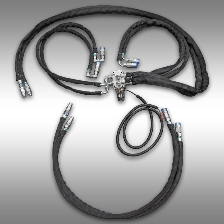 Ombouwset Takkenzaag Jansen AS-600, 6/2-wegventiel hoofdaanzicht