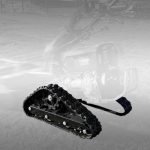 Raupenfahrwerk für Jansen MGT-600 Einachser auf Gras