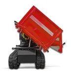 Jansen Rupsdumper RD-1000, minidumper, 3-zijdig kiep