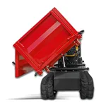 Jansen Rupsdumper RD-1000, minidumper, 3-zijdig kiep