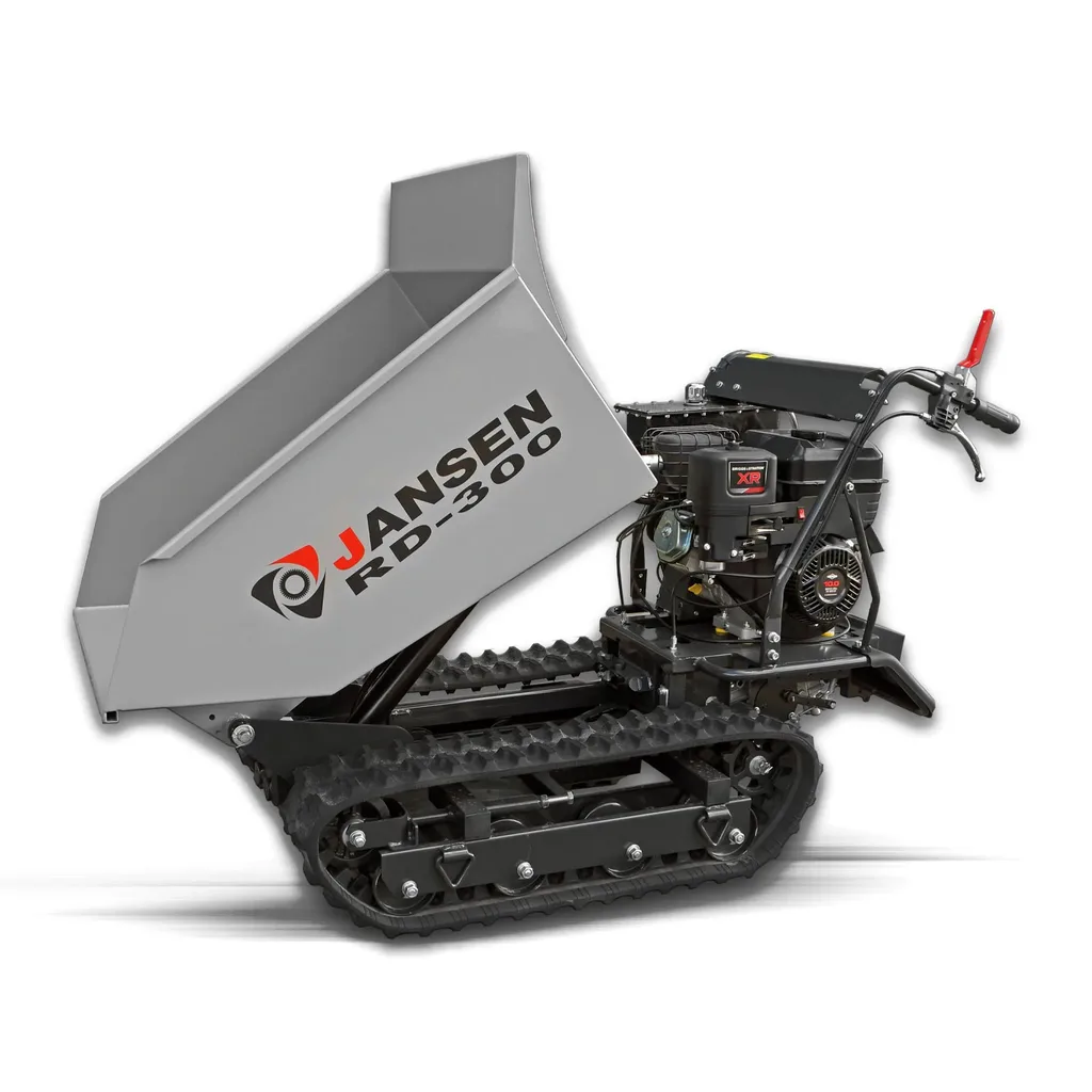 Jansen Rupsdumper RD-300, hydr kiepbak benzinemotor