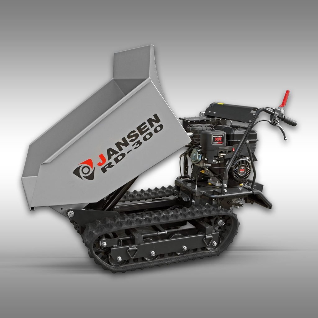 Jansen Rupsdumper RD-300, hydraulische kiepbak, Briggs&Stratton benzinemotor
