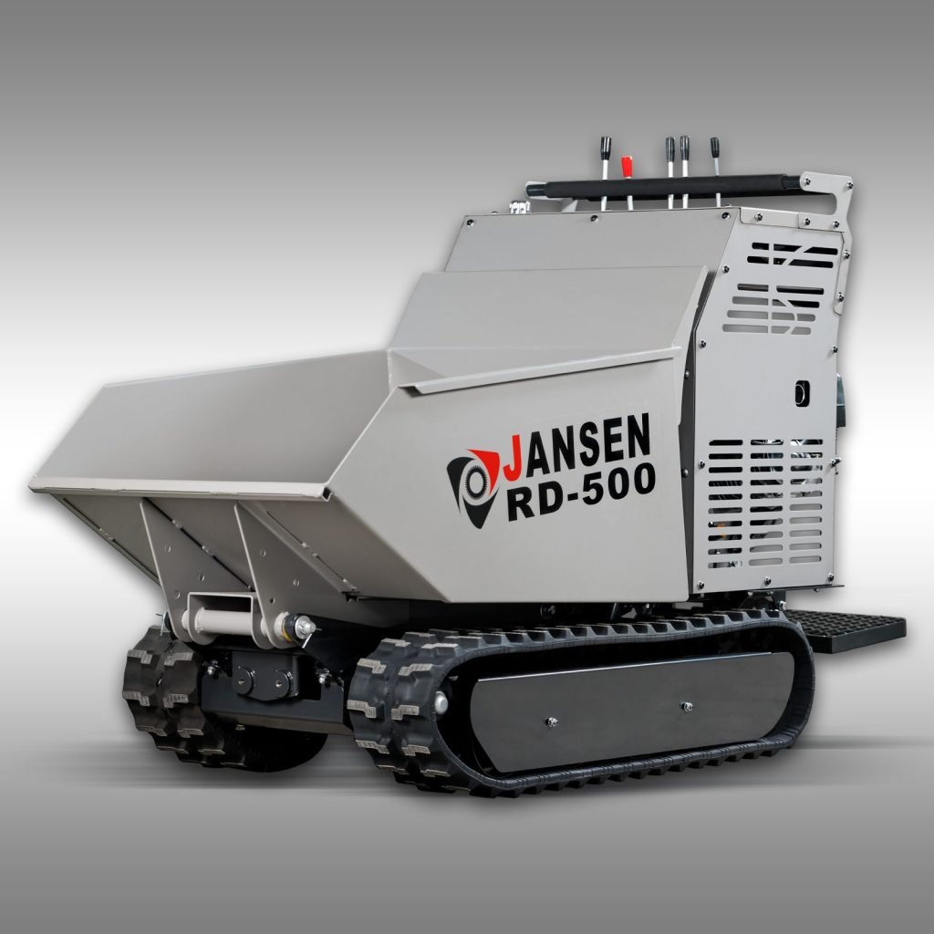 Jansen Rupsdumper RD-500, 9 PK benzinemotor, hydrostatisch
