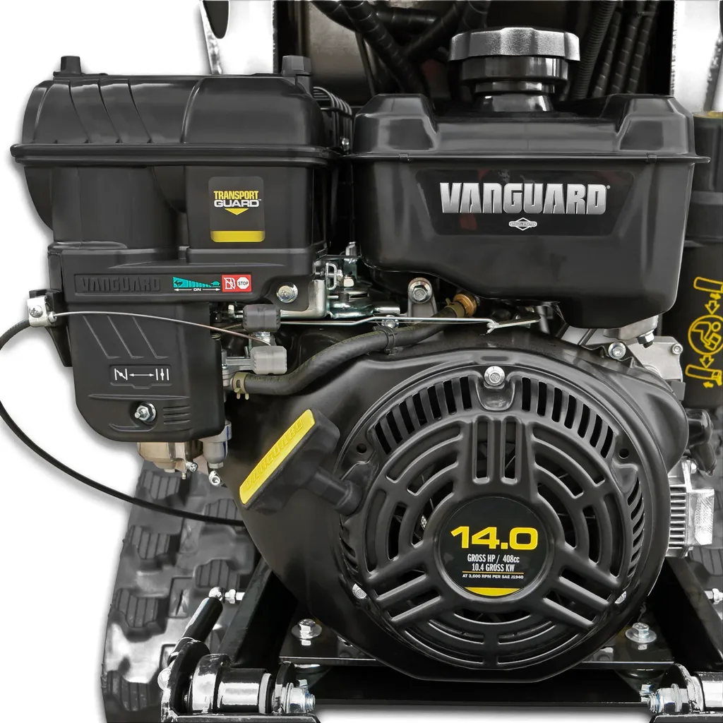 De Vanguard-motor van de Jansen RD-600S met het cycloon-luchtfilter